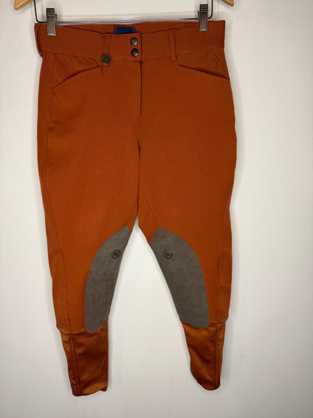 Ovation Size 28 Equestrian Horseback Riding Breeches in Rust